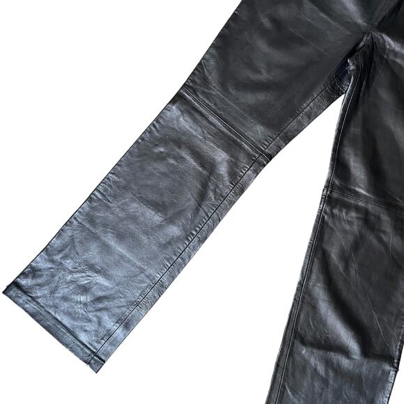 NWT Apt. 9 Lambskin Leather Pants Workwear Office Siren Classiccore Size 6 - Picture 5 of 7